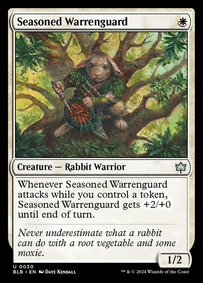 Seasoned Warrenguard - [Foil] Bloomburrow (BLB)