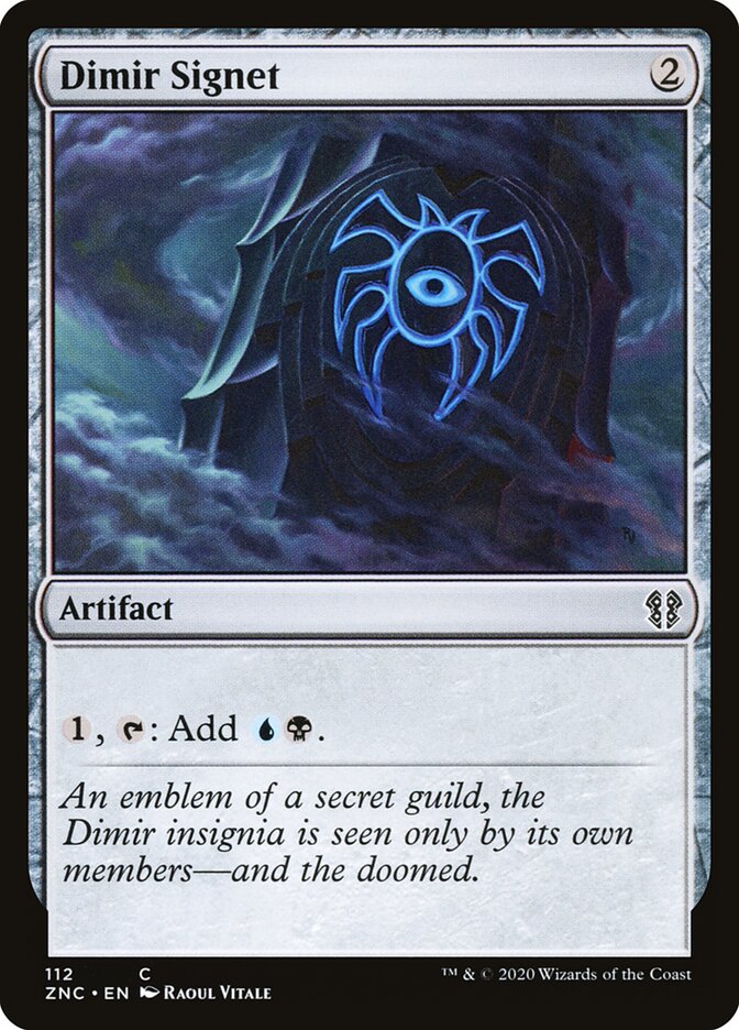 Dimir Signet (112) - Zendikar Rising Commander (ZNC)