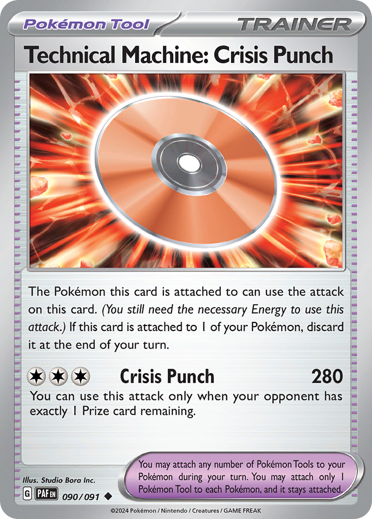 Technical Machine: Crisis Punch (90/91) - [Reverse Holo] Paldean Fates (PAF)