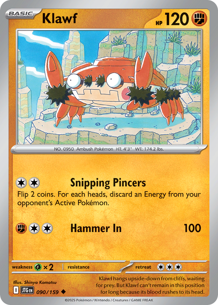 Klawf (90/159) - [Reverse Holo] Journey Together (JTG)