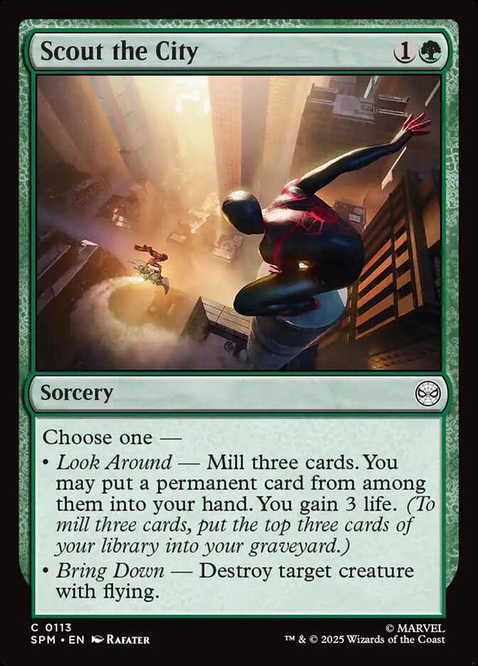 Scout the City (113) - [Foil] Marvel's Spider-Man (SPM)