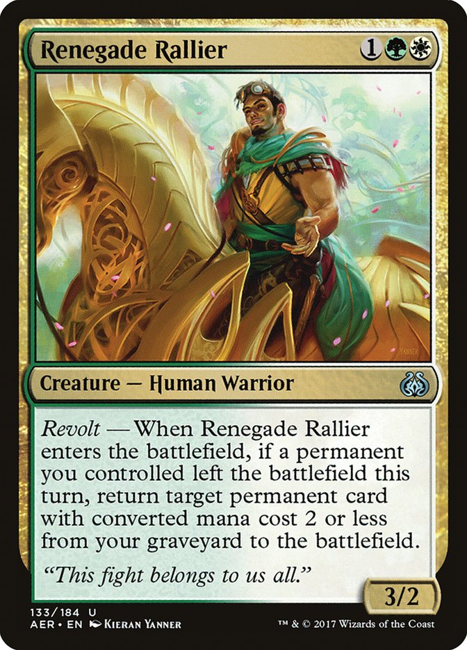 Renegade Rallier (133) - Aether Revolt (AER)