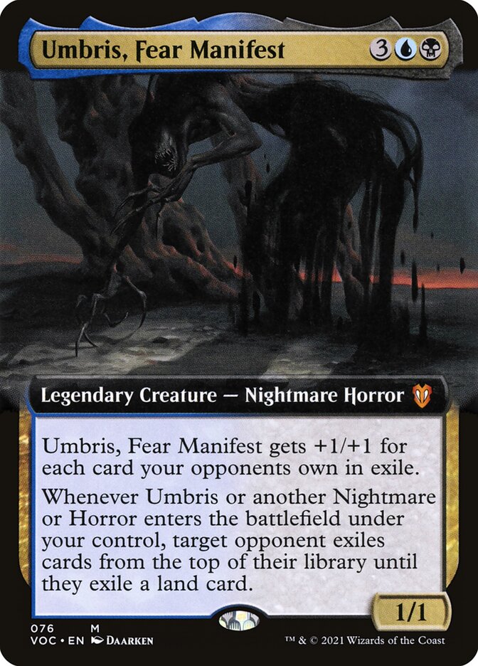 Umbris, Fear Manifest (76) - Crimson Vow Commander (VOC)