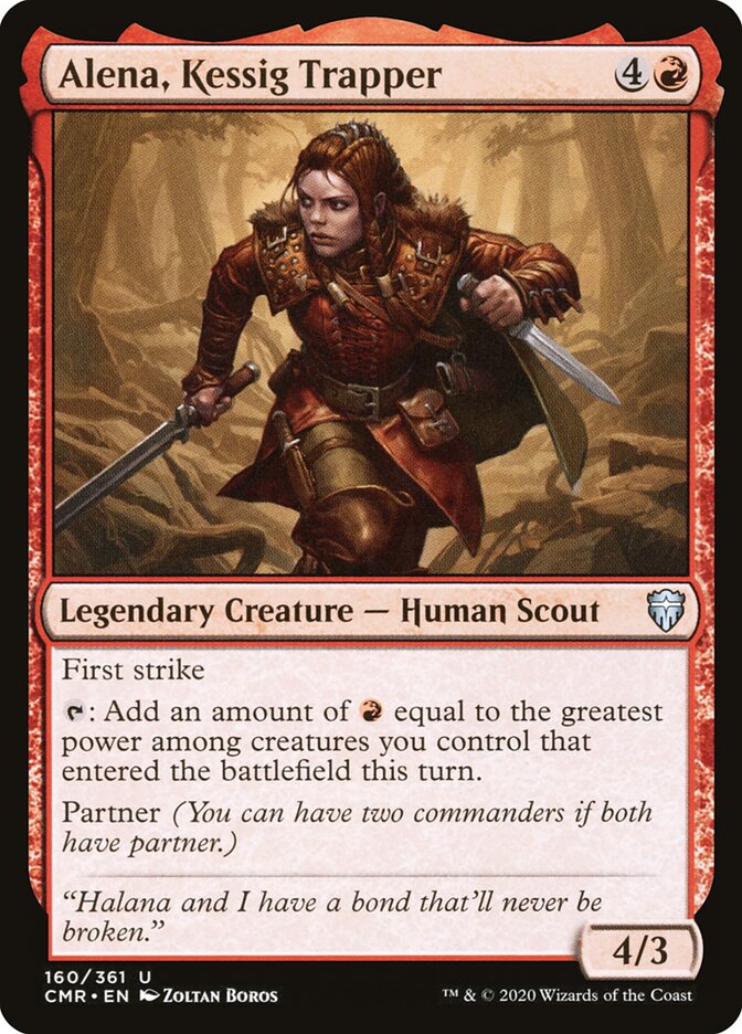 Alena, Kessig Trapper (160) - Commander Legends (CMR)