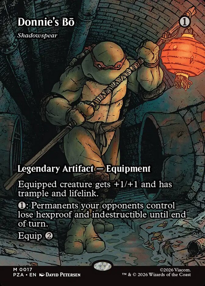Donnie's Bō - Shadowspear (17) - Teenage Mutant Ninja Turtles Source Material (PZA)