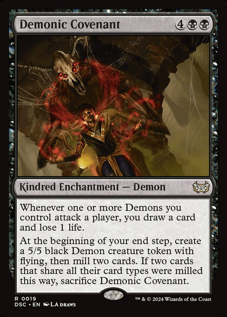 Demonic Covenant (19) - Duskmourn: House of Horror Commander (DSC)