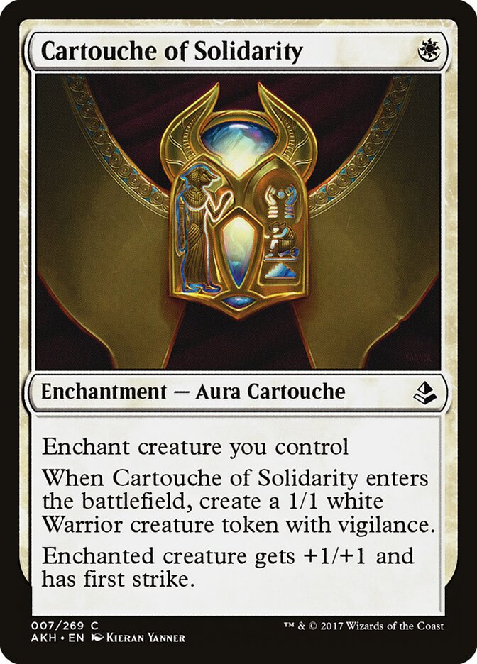 Cartouche of Solidarity (7) - Amonkhet (AKH)