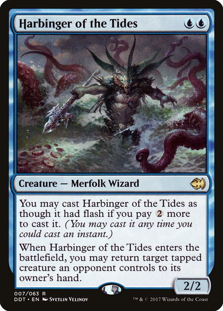 Harbinger of the Tides (7) - Duel Decks: Merfolk vs. Goblins (DDT)