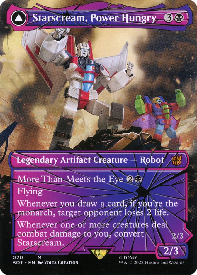 Starscream, Power Hungry // Starscream, Seeker Leader (20) - Transformers (BOT)