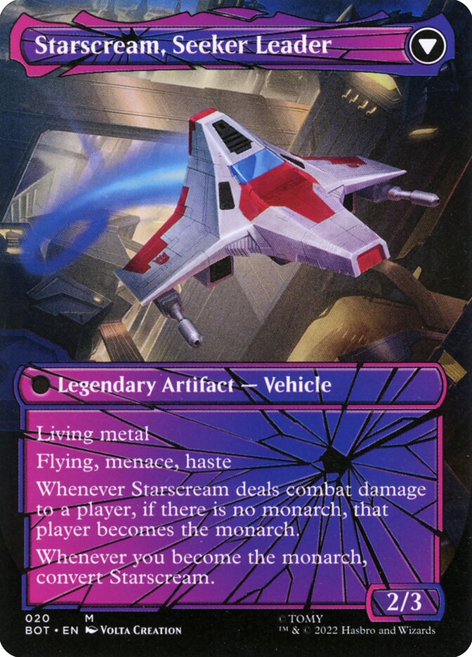 Starscream, Power Hungry // Starscream, Seeker Leader (20) - Transformers (BOT)