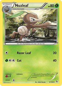 Nuzleaf (6) - XY - Flashfire (FLF)