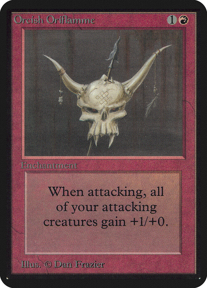 Orcish Oriflamme (166) - Limited Edition Alpha (LEA)