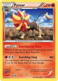 Pyroar (20) - XY - Flashfire (FLF)
