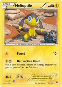 Helioptile (36) - XY - Flashfire (FLF)
