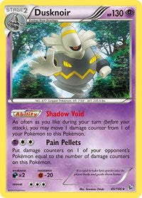 Dusknoir (40) - XY - Flashfire (FLF)