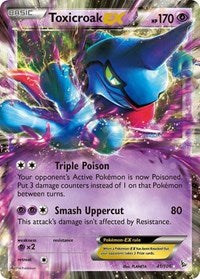 Toxicroak EX (41) - XY - Flashfire (FLF)