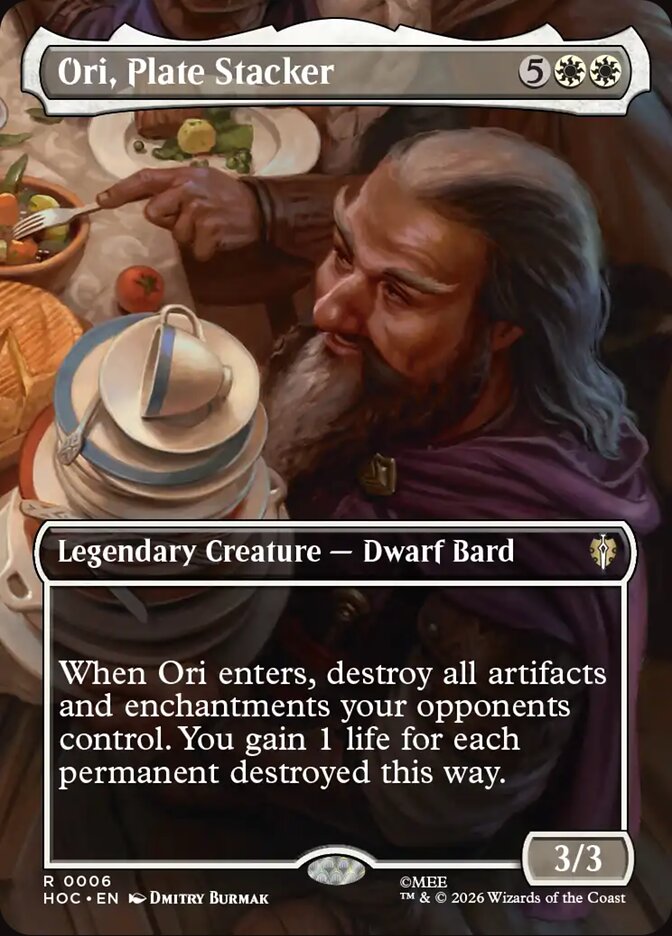 Ori, Plate Stacker (6) - The Hobbit Eternal (HOC)