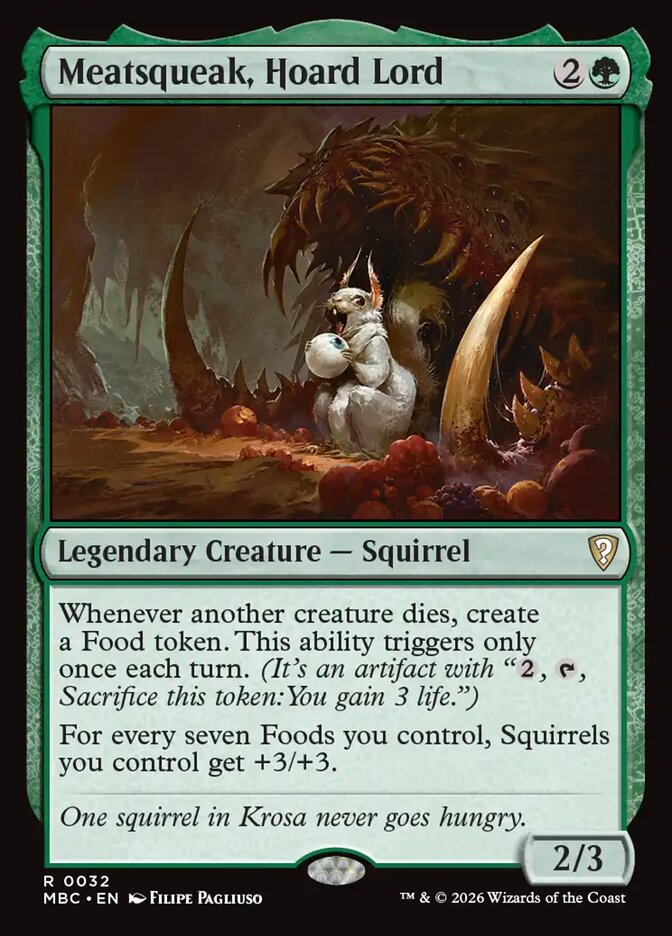Meatsqueak, Hoard Lord (32) - Mystery Booster Commander Edition (MBC)