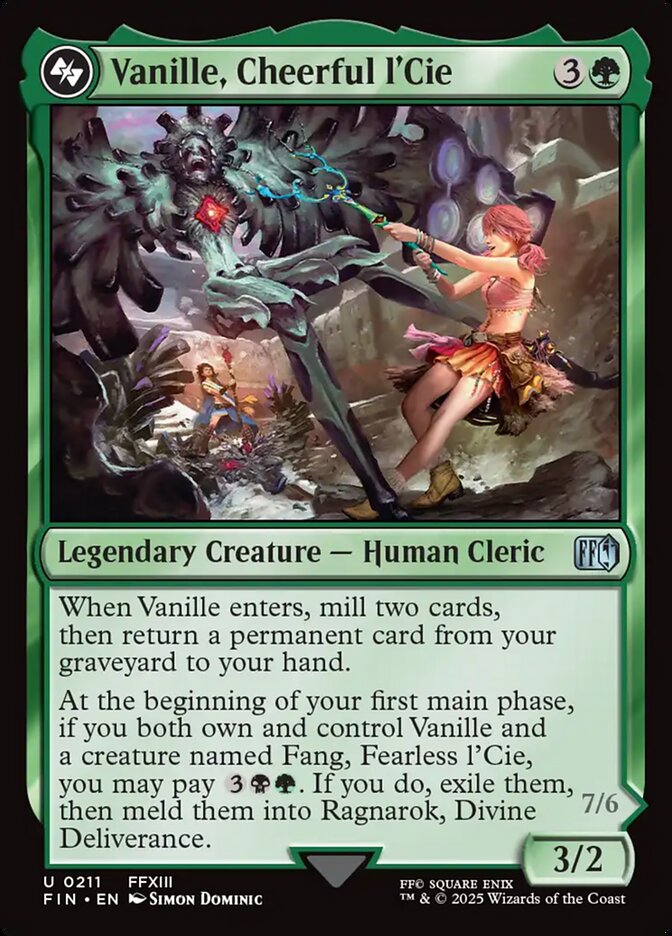 Vanille, Cheerful l'Cie (211) - [Foil] Final Fantasy (FIN)