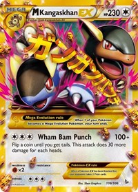 M Kangaskhan EX 109 Secret Rare (109) - XY - Flashfire (FLF)