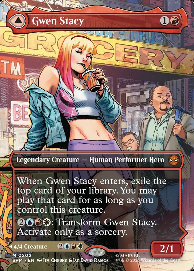 Gwen Stacy // Ghost-Spider (202) - [Borderless] Marvel's Spider-Man (SPM)