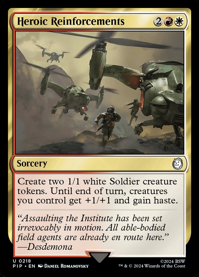 Heroic Reinforcements - [Foil] Fallout (PIP)