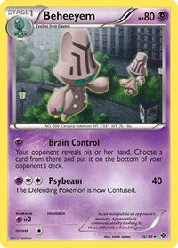 Beheeyem - 62/99 (Cosmos Holo) (62) - Blister Exclusives (BLE)