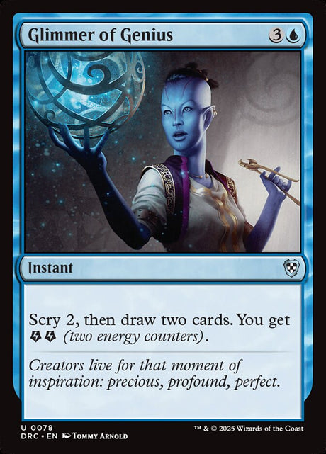 Glimmer of Genius (78) - Aetherdrift Commander (DRC)