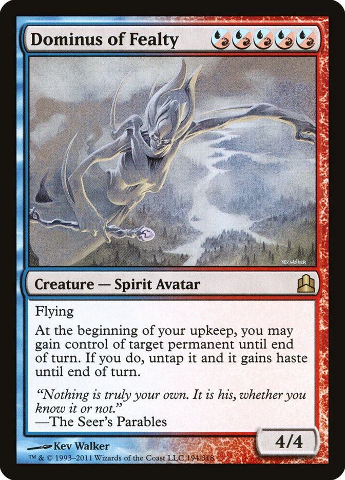 Dominus of Fealty (194) - Commander 2011 (CMD)