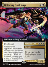 Defacing Duskmage // Vandal's Edit (93) - Secrets of Strixhaven Commander (SOC)