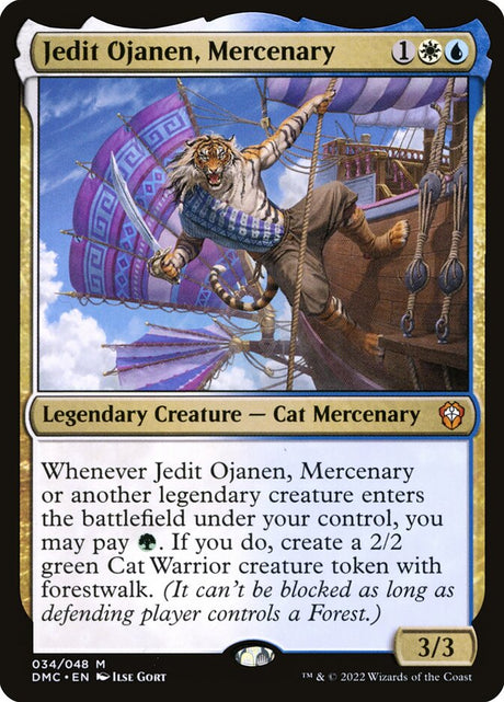 Jedit Ojanen, Mercenary (34) - Dominaria United Commander (DMC)
