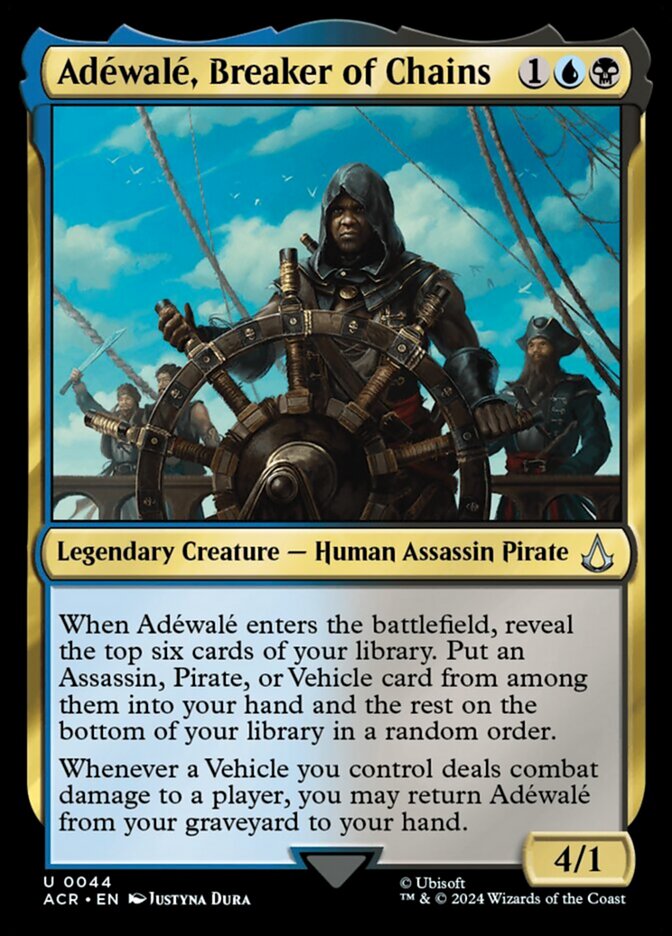 Adéwalé, Breaker of Chains - [Foil] Assassin's Creed (ACR)