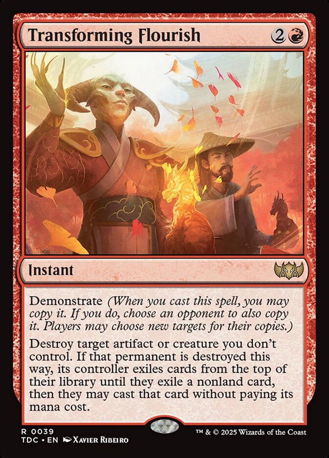 Transforming Flourish (39) - Tarkir: Dragonstorm Commander (TDC)