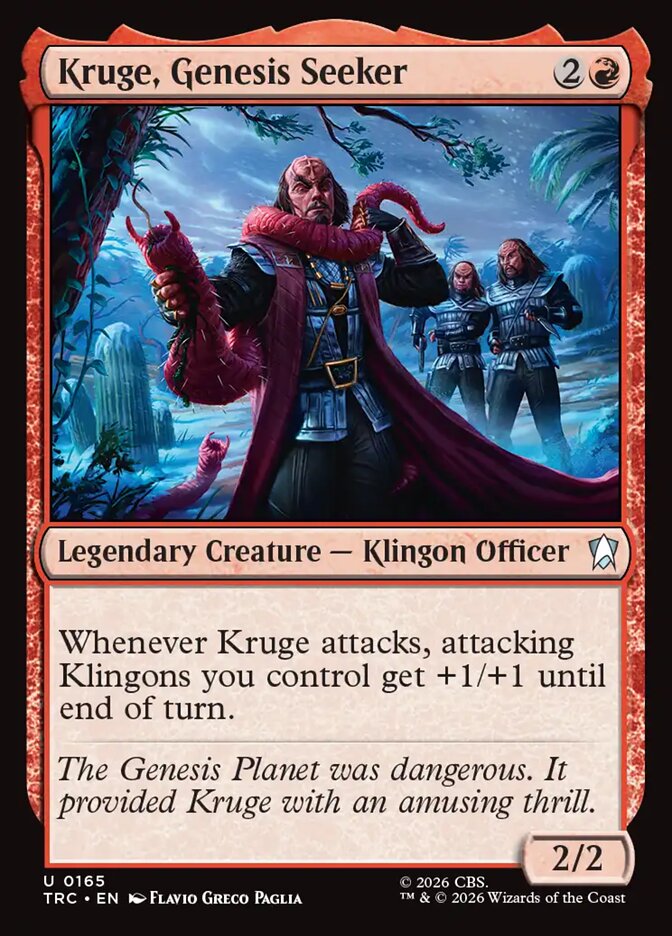 Kruge, Genesis Seeker (165) - Star Trek Commander (TRC)