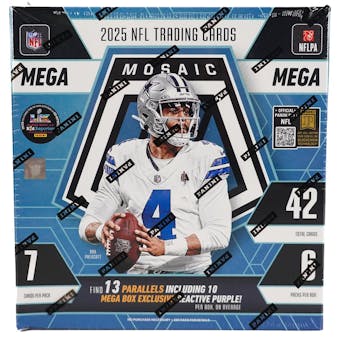 2025 Panini Mosaic Football Mega Box