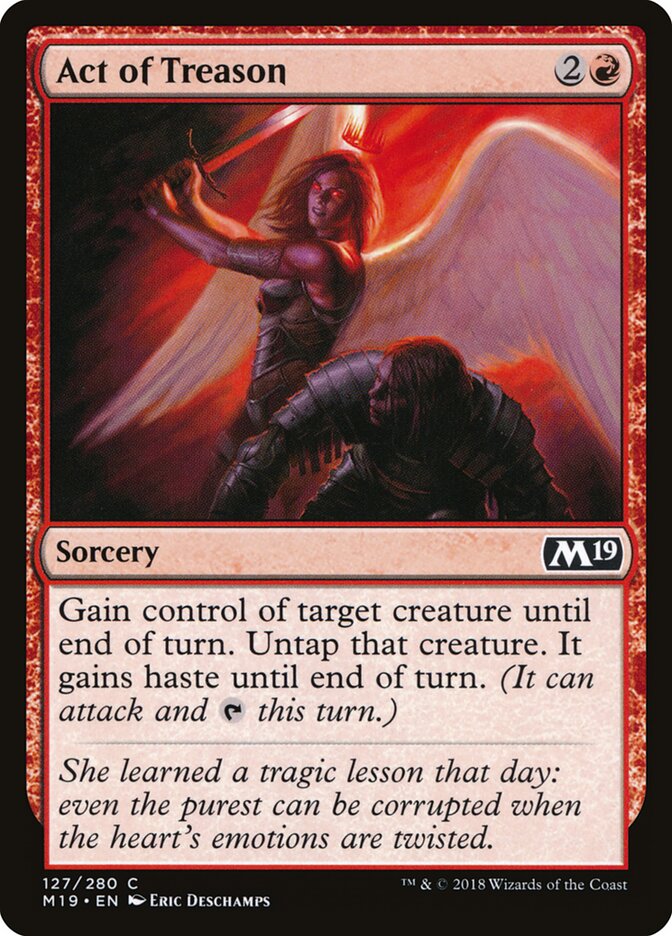 Act of Treason (127) - Core Set 2019 (M19)