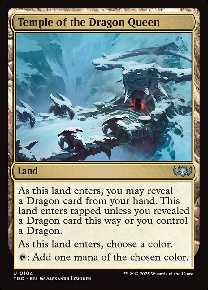 Temple of the Dragon Queen - Tarkir: Dragonstorm Commander (TDC)