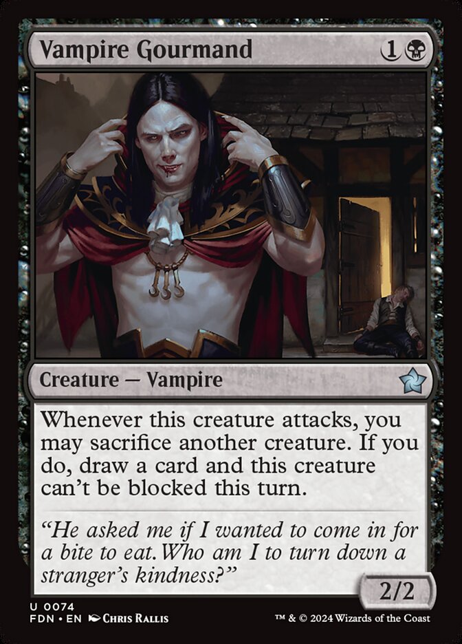 Vampire Gourmand - [Foil] Foundations (FDN)