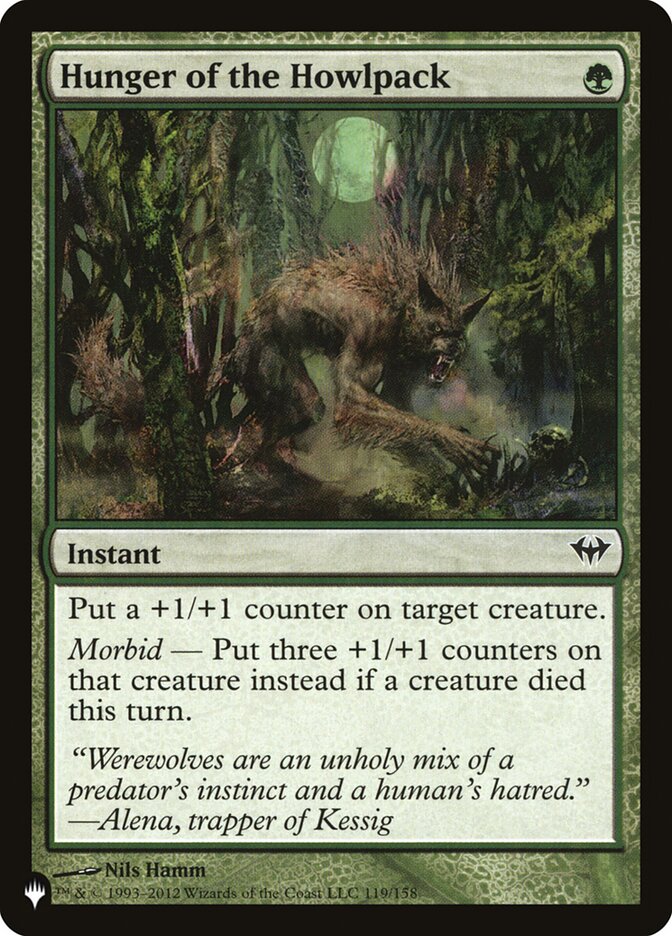 Hunger of the Howlpack (DKA-119) - The List (PLST)
