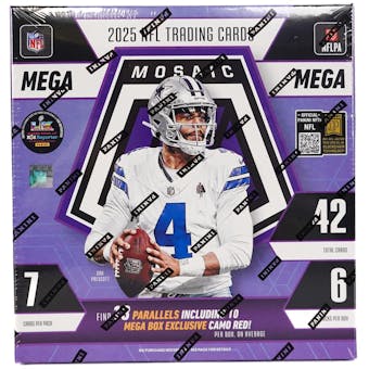 2025 Mosaic Football Hobby Mega Box