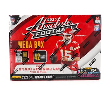 2025 Panini Absolute Football Hobby Mega Box
