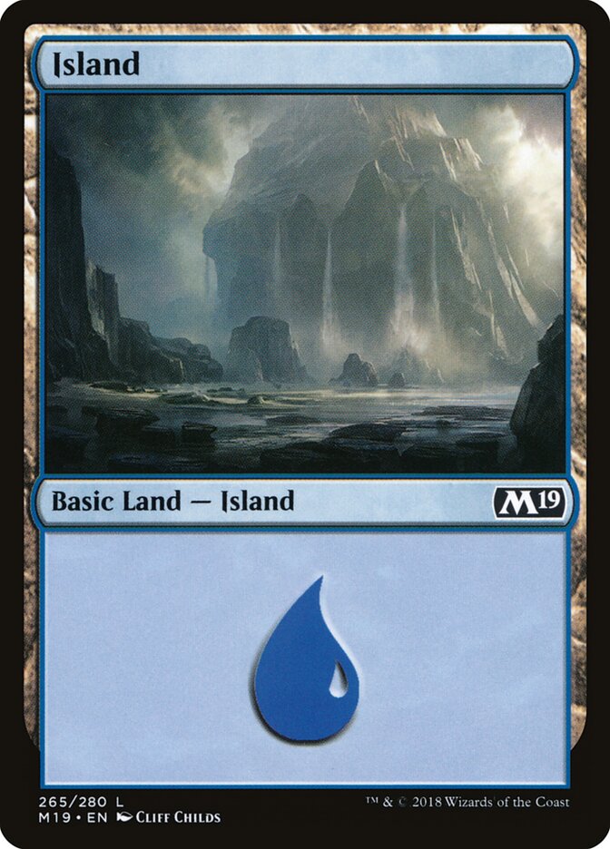 Island (265) - Core Set 2019 (M19)