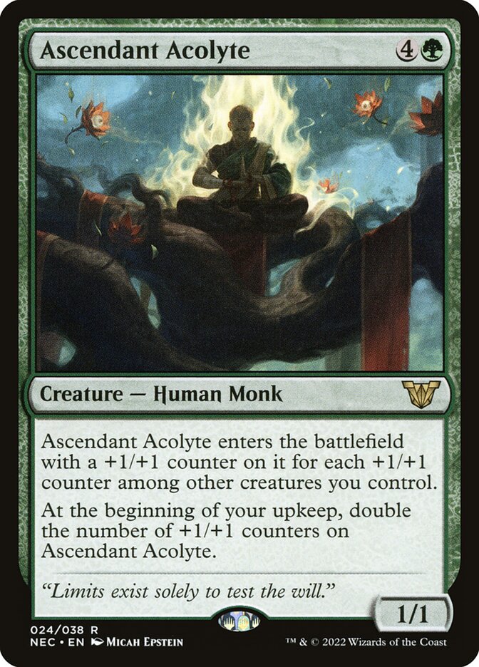 Ascendant Acolyte (24) - Neon Dynasty Commander (NEC)