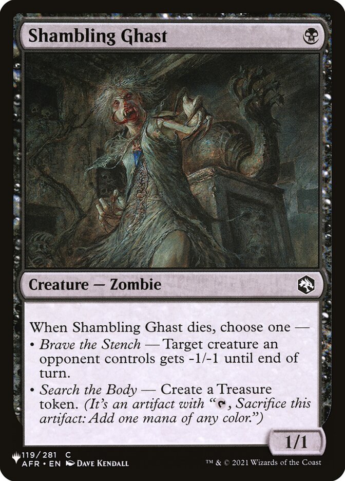 Shambling Ghast (AFR-119) - The List (PLST)