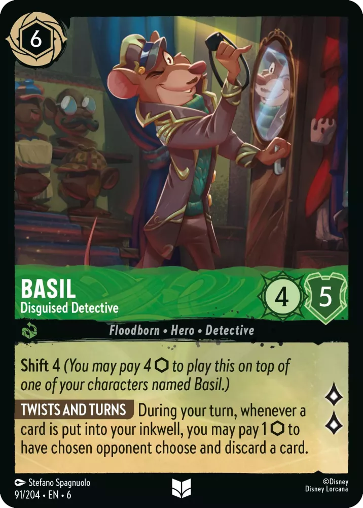 Basil - Disguised Detective - [Foil] Azurite Sea (6)