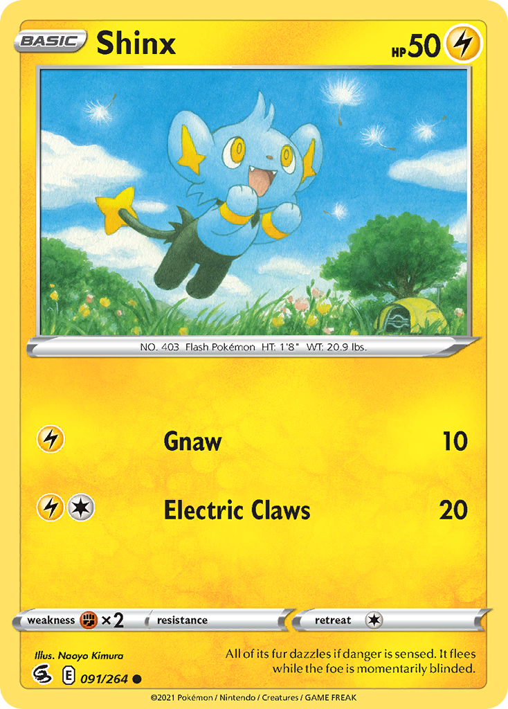 Shinx (91/264) - [Reverse Holo] Fusion Strike (FST)