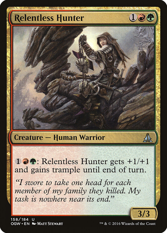 Relentless Hunter (158) - Oath of the Gatewatch (OGW)