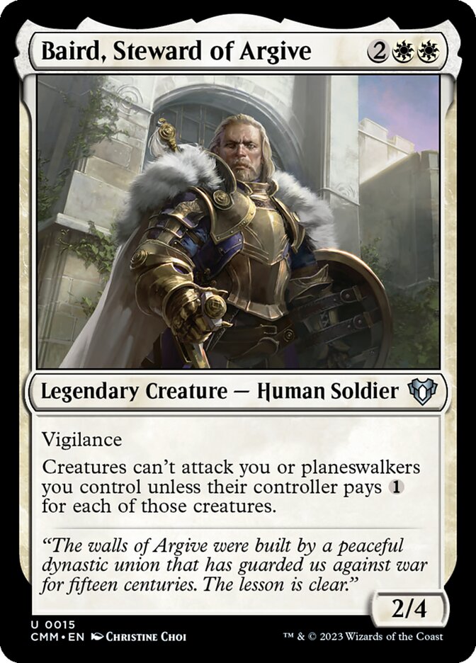 Baird, Steward of Argive (15) - Commander Masters (CMM)