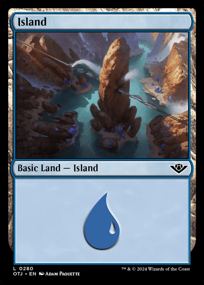 Island (280) - [Foil] Outlaws of Thunder Junction (OTJ)