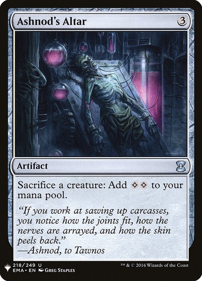 Ashnod's Altar (EMA-218) - The List (PLST)